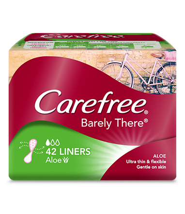 Carefree Panty Liners Barely There Breathable 42s