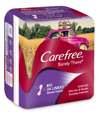 Carefree Panty Liners Barely There Breathable 42s